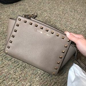 Cement studded Selma crossbody